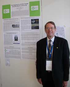 Dr. Arthur Dahl and poster presentation