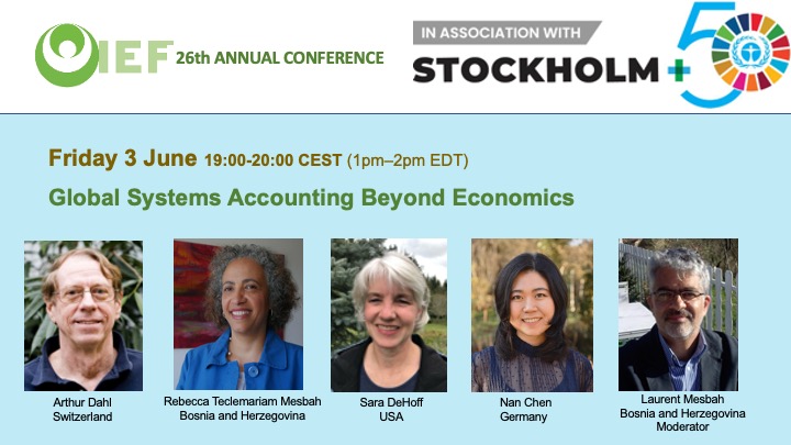 Pictures of speakers in the panel about Global Systems Accounting